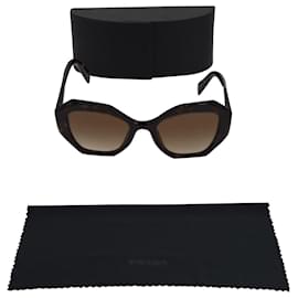 Prada-Prada Symbole SPR16W Geometric Tortoiseshell Sunglasses in Brown Acetate-Brown
