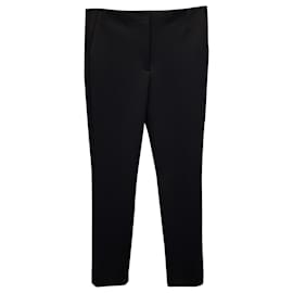 Theory-Theory Tech Knit Slim-Fit Trousers in Black Polyester-Black