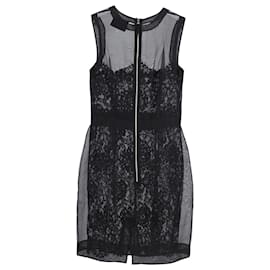 Dolce & Gabbana-Dolce & Gabbana Lace Dress in Black Polyamide-Black