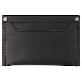 Jacquemus-Meunier Cardholder - Jacquemus - Leather - Black-Black