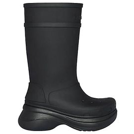 Balenciaga x Crocs™ Boots in Black Rubber Black