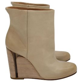Maison Martin Margiela Stivali con zeppa Maison Margiela in pelle Beige Beige