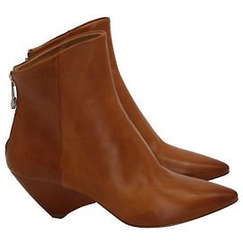 Maison Martin Margiela Maison Margiela Botins de salto cônico Cognac em couro marrom Marrom