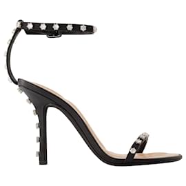 Alexander Wang-Nicki 105 Heeled Sandals - Alexander Wang - Leather - Black-Black