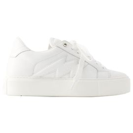 La Flash Chunky Sneakers – Zadig & Voltaire – Leder – Weiß Weiß