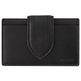 Bimbino Cardholder - Jacquemus - Leather - Black Black