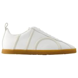 Totême-Sneakers - Toteme - Leder - Weiß-Weiß