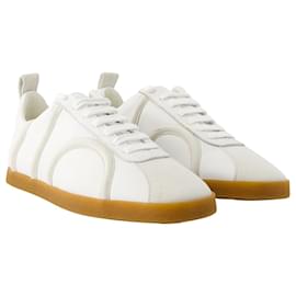 Totême-Sneakers - Toteme - Leder - Weiß-Weiß