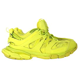 Balenciaga-Sneakers Balenciaga Neon Track in pelle e mesh verde lime-Verde