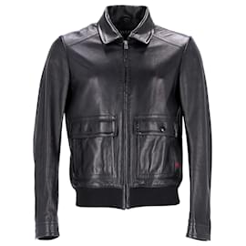 Louis Vuitton Monogram Mens Biker Jackets 2023 Ss, Black, IT54