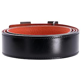 HERMES Epsom Swift 24mm Mini Constance H Belt 90 36 Etoupe Black 1298246