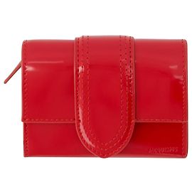 Le Compact Bambino Cardholder - Jacquemus - Leather - Red Red