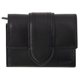 Le Compact Bambino Kartenetui – Jacquemus – Leder – Schwarz Schwarz