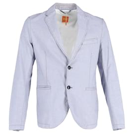 Hugo Boss-Hugo Boss Single-Breasted Blazer in Light Blue Polyester-Blue,Light blue