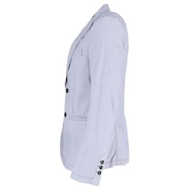 Hugo Boss-Hugo Boss Single-Breasted Blazer in Light Blue Polyester-Blue,Light blue