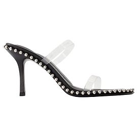 Nova 85 Heels - Alexander Wang - Leather - Black Black