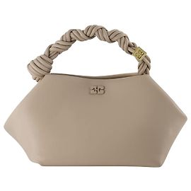Borsa a tracolla Bou - Ganni - Pelle - Beige Grigio
