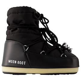 Autre Marque-Botas Bajas Ligeras - Moon Boot - Pvc - Negro-Negro