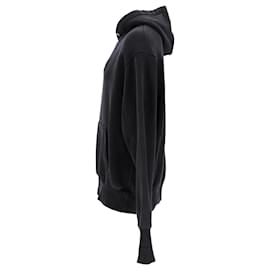 Autre Marque-Eytys Lewis Logo-Patch Hoodie in Black Organic Cotton-Black