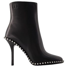 Nova 105 Ankle Boots- Alexander Wang - Leather - Black Black
