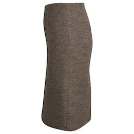 Marc Jacobs-Marc Jacobs Knee-Length Skirt in Beige Lana Vergine-Beige