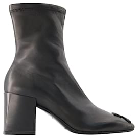 Courreges-Heritage Boots - Courreges - Leather - Black-Black