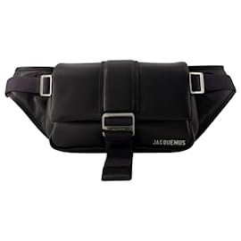 Jacquemus-Bambimou Belt Bag - Jacquemus - Leather - Black-Black