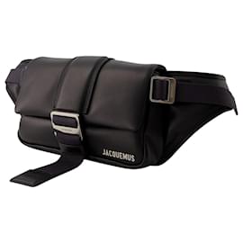 Jacquemus-Bambimou Belt Bag - Jacquemus - Leather - Black-Black