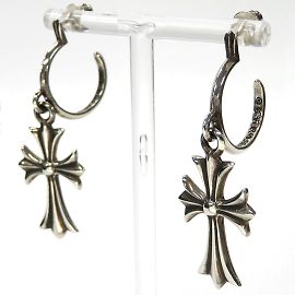 JewelryWe - Boucles D'oreilles Croix Inversée En Acier Inox - Style Gothique Saint-pierre - Homme/femme