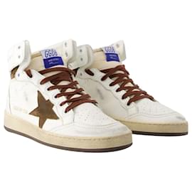 Golden Goose Deluxe Brand-Zapatillas Sky Star - Golden Goose - Cuero - Multi-Blanco