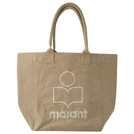 Bolsa Yenky Gz - Isabel Marant - Algodão - Bege Marrom Bege