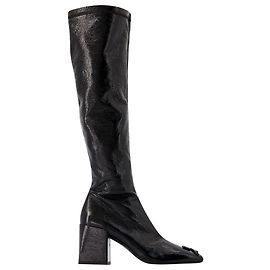 Botas de vinilo Heritage - Courreges - Cuero - Negro Negro