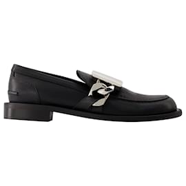 JW Anderson-Gourmet Loafers - J.W. Anderson - Black - Leather-Black
