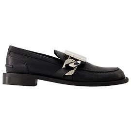 JW Anderson Mocassins Gourmands - J.W. Anderson - Noir - Cuir Noir