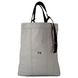 Y3-UT Tragetasche - Y-3 - Synthetisch - Beige-Braun,Beige