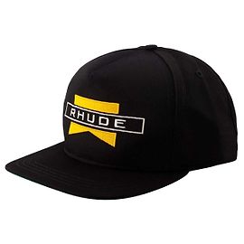 Autre Marque Berretto Chevron - Rhude - Cotone - Nero Nero