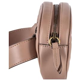 Gucci-Gucci GG Marmont Belt Bag in Taupe Leather-Brown