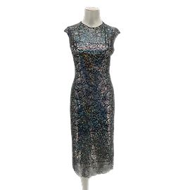 CHRISTOPHER KANE Kleider T.IT 42 Spitze Silber