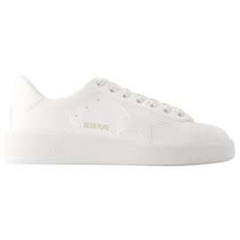 Golden Goose Deluxe Brand-Pure Star Sneakers - Golden Goose - Leather - Optic White-White