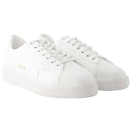 Golden Goose Deluxe Brand-Pure Star Sneakers - Golden Goose - Leather - Optic White-White