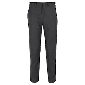 Prada-Prada Tailored Trousers in Dark Grey Polyamide-Grey