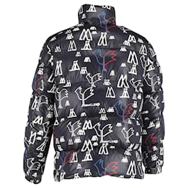 Moncler-Moncler Genius 1952 Marennes Print Down Jacket in Black Polyamide-Other