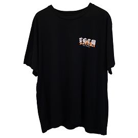 Amiri sizeCW Camiseta estampada em algodão preto Preto