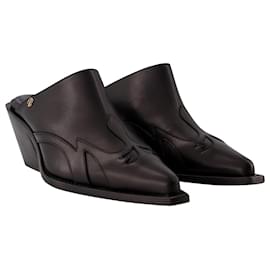 Anine Bing-Tania Mules - Anine Bing - Leather - Black-Black