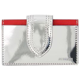 Bimbino Kartenetui – Jacquemus – Leder – Silber Silber Metallisch
