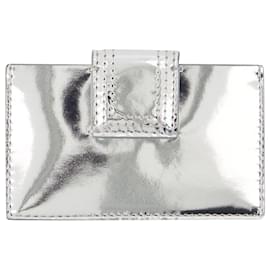 Jacquemus-Bimbino Cardholder - Jacquemus - Leather - Silver-Silvery,Metallic