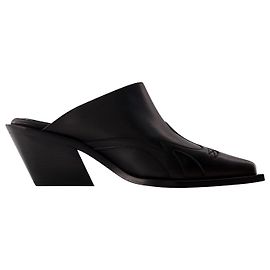 Tania Mules - Anine Bing - Leder - Schwarz Schwarz