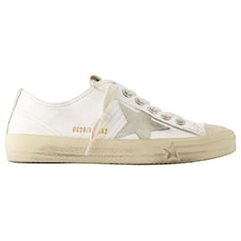 Louis Vuitton Gold Lurex Fabric and Leather Aftergame Sneakers