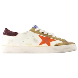 Golden Goose Deluxe Brand-Super-Star Penstar Sneakers - Golden Goose - Leather - Multi-White