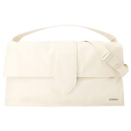 Sac Le Bambino De Voyage - Jacquemus - Cuir - Blanc Cassé Beige
